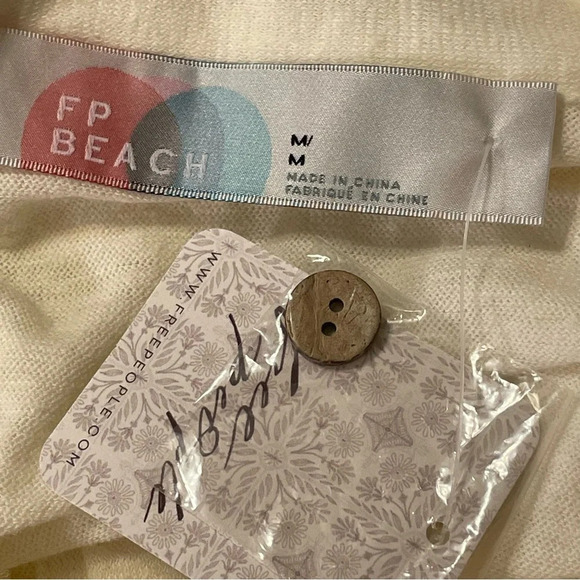 FP BEACH by FREE PEOPLE Juana Top in Ivory - Picture 4 of 8